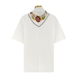 T-shirt with scarf
