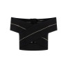 Off-the-shoulder crop top