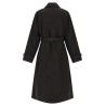 Technical fabric trench coat