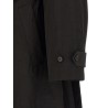 Technical fabric trench coat