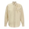 Sequin embroidery shirt
