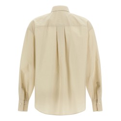 Sequin embroidery shirt