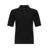 Micro-ribbed polo shirt