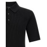 Micro-ribbed polo shirt
