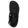 Braided leather sandals