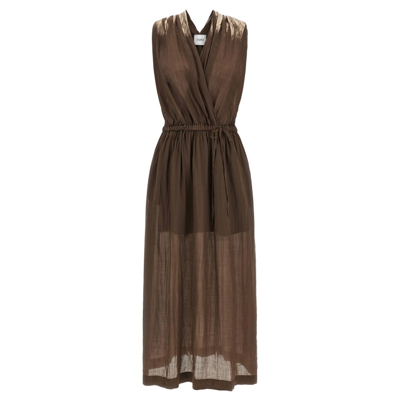 Linen blend dress