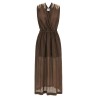 Linen blend dress