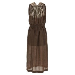 Linen blend dress