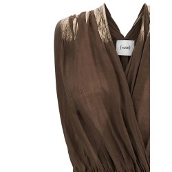 Linen blend dress
