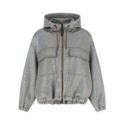 'Shiny Zipper Pull' bomber jacket