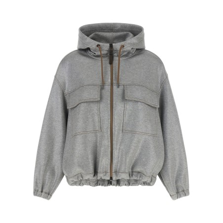'Shiny Zipper Pull' bomber jacket