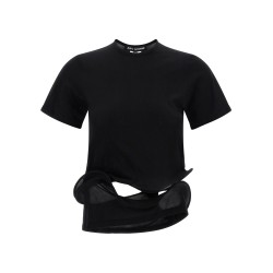 Sculptural background t-shirt