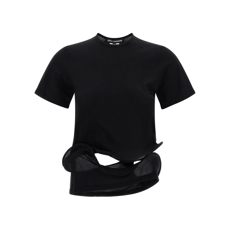 Sculptural background t-shirt