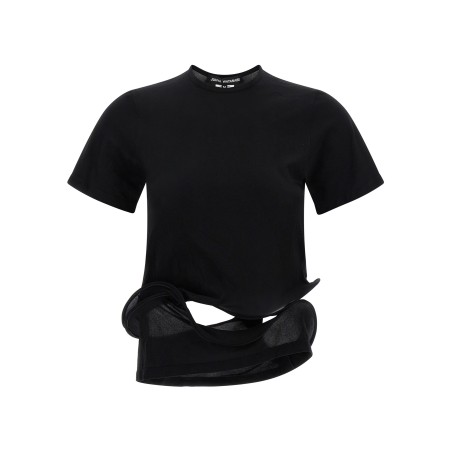 Sculptural background t-shirt