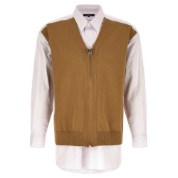 Cardigan insert shirt