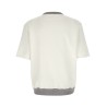 Short sleeved sweatshirt