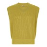 Ribbed knit vest