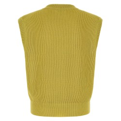 Ribbed knit vest