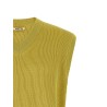 Ribbed knit vest