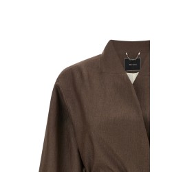 Linen blend blazer