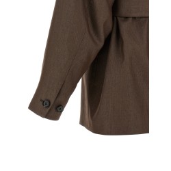 Linen blend blazer