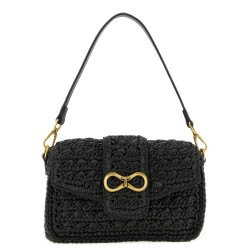 Raffia crossbody bag