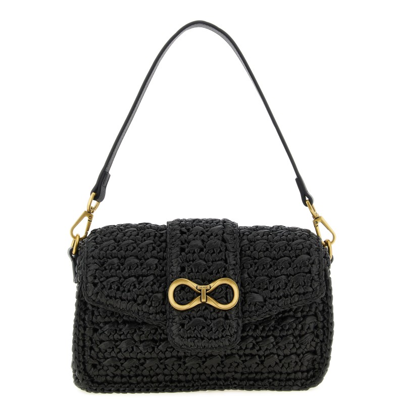 Raffia crossbody bag