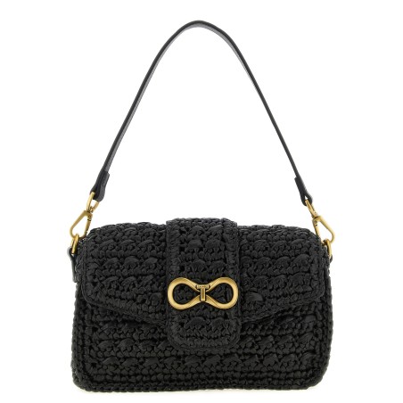 Raffia crossbody bag