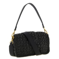Raffia crossbody bag