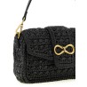 Raffia crossbody bag