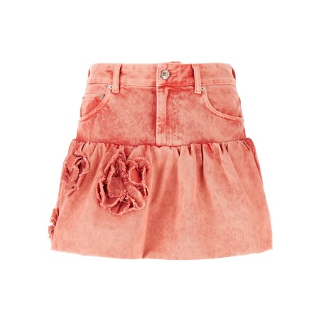Denim jeans skirt