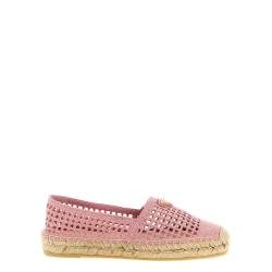 Crochet knitted espadrilles