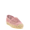 Crochet knitted espadrilles
