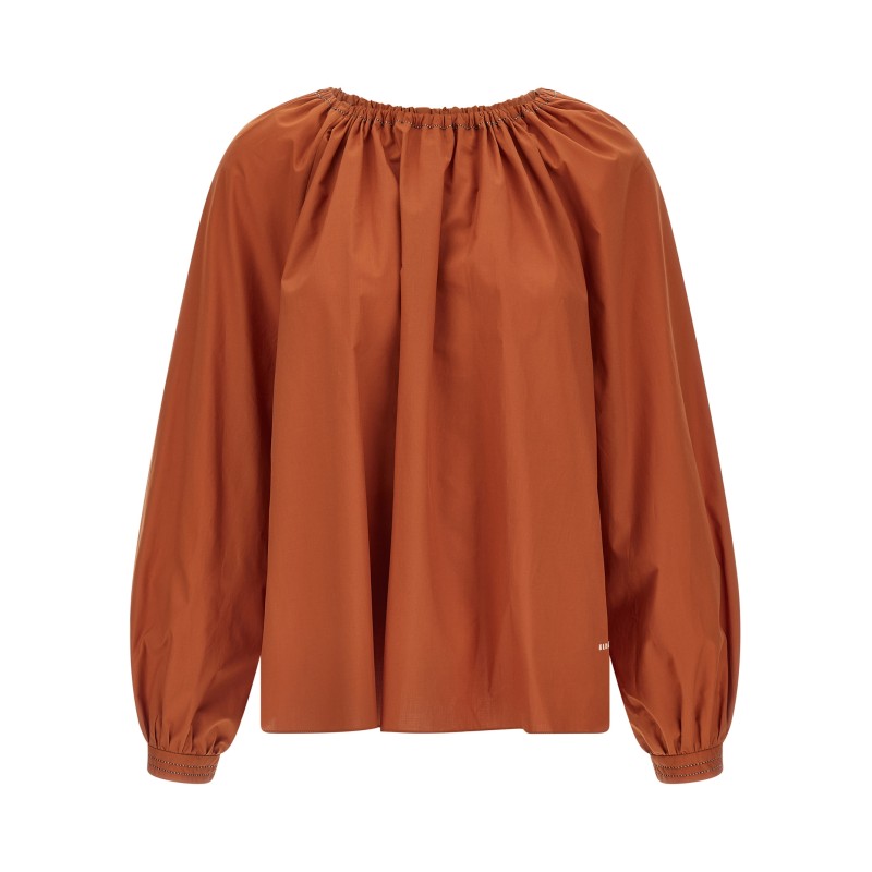 Boat neck blouse