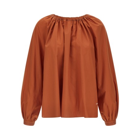 Boat neck blouse