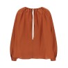 Boat neck blouse