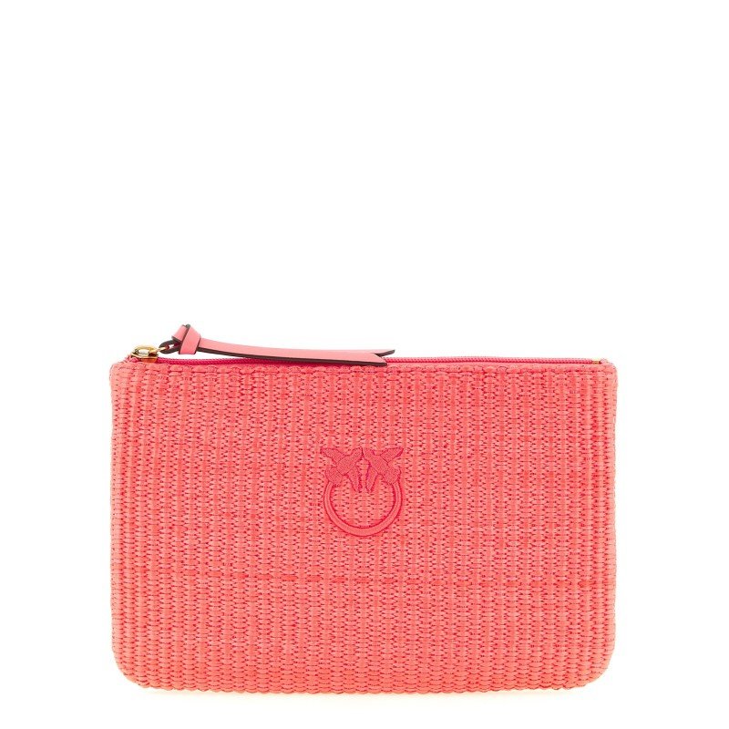 Raffia clutch