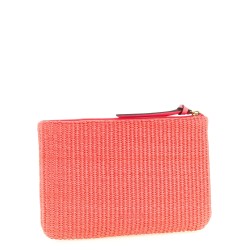 Raffia clutch