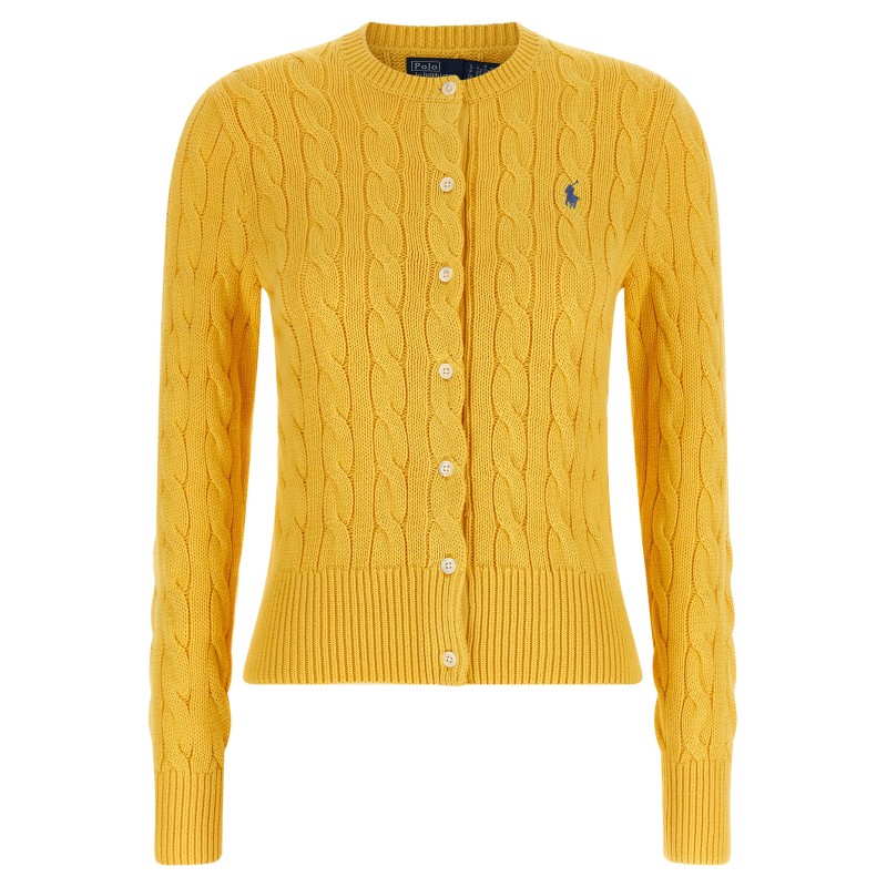 Cotton cable cardigan