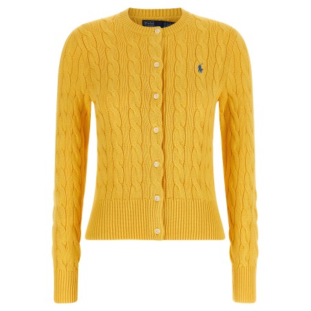 Cotton cable cardigan