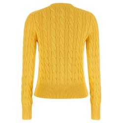 Cotton cable cardigan