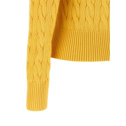 Cotton cable cardigan