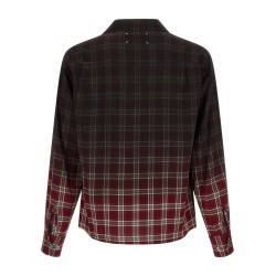 Check shirt with gradient effect