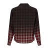 Check shirt with gradient effect