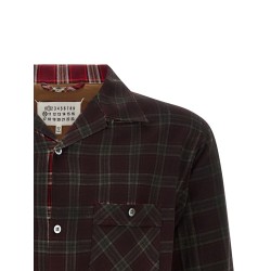 Check shirt with gradient effect