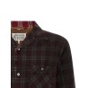 Check shirt with gradient effect