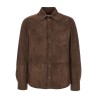 Suede overshirt