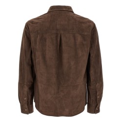 Suede overshirt
