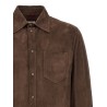 Suede overshirt