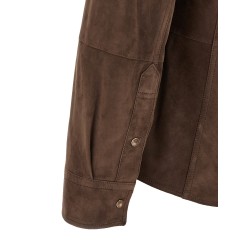 Suede overshirt